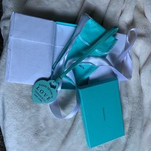 Tiffany & Co. Leather Heart Bag Charm